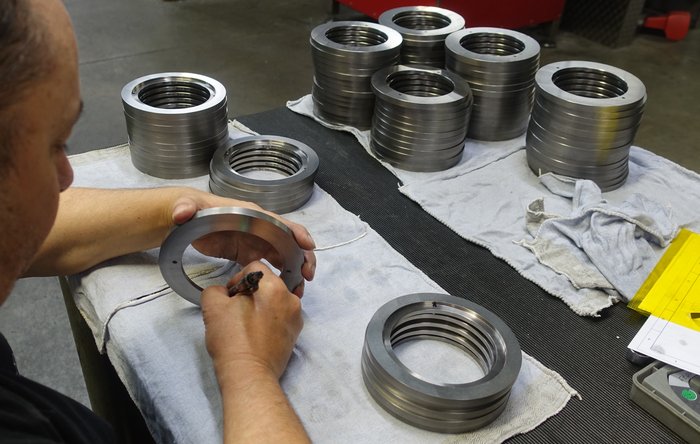 Contrôle métrologique d'une pièce en atelier
